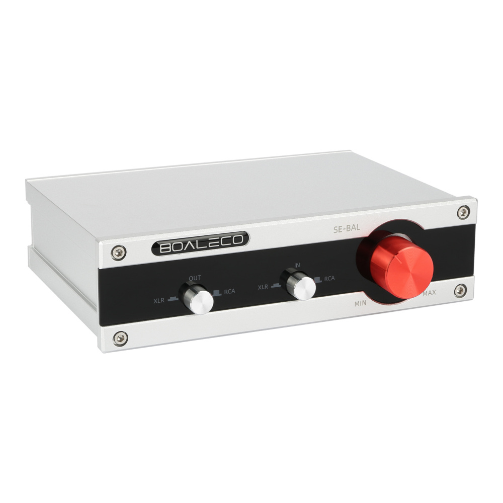 HiFi High Precision Fully Balanced Passive Preamp Volume Controller and XLR RCA Audio Switch Box