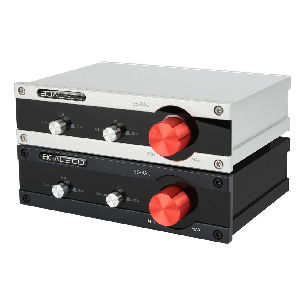 HiFi High Precision Fully Balanced Passive Preamp Volume Controller and XLR RCA Audio Switch Box