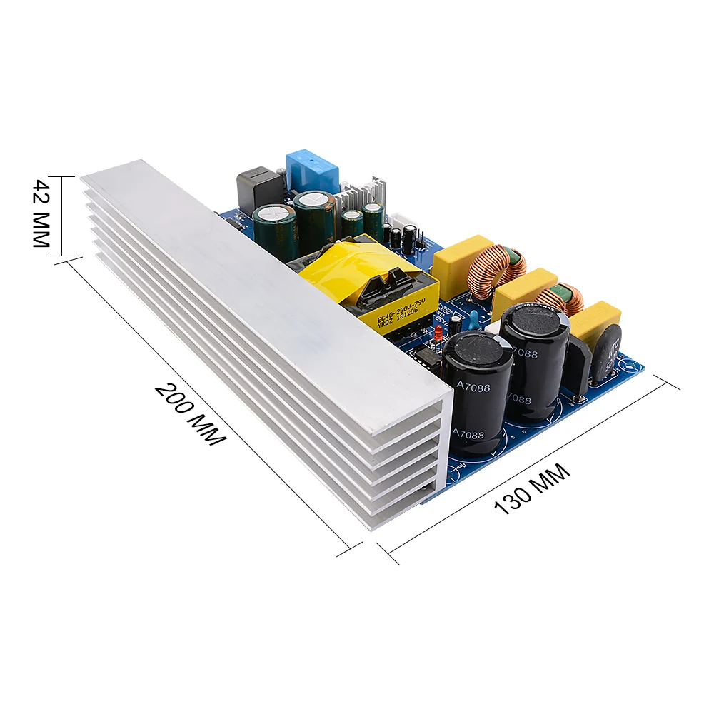 To 1000W Mono Channel Class D Digital High Power Digital Amplifier With Switching Power Supply Integrated Audio Board For DIY Amplifier Speaker Amp Home Theater