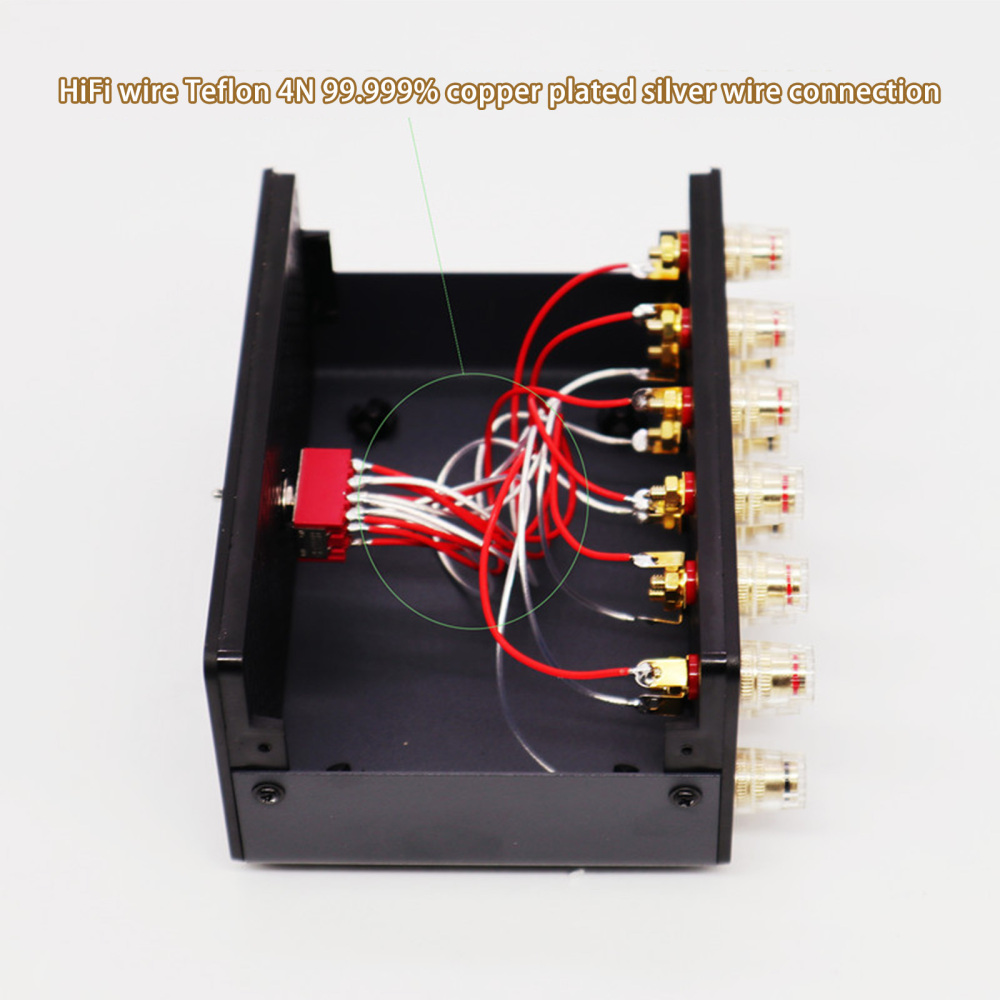 Power Amplifier Speaker Switching Switch Output Selector 2 Input 1 Output / 1 Input 2 Output Audio Switcher