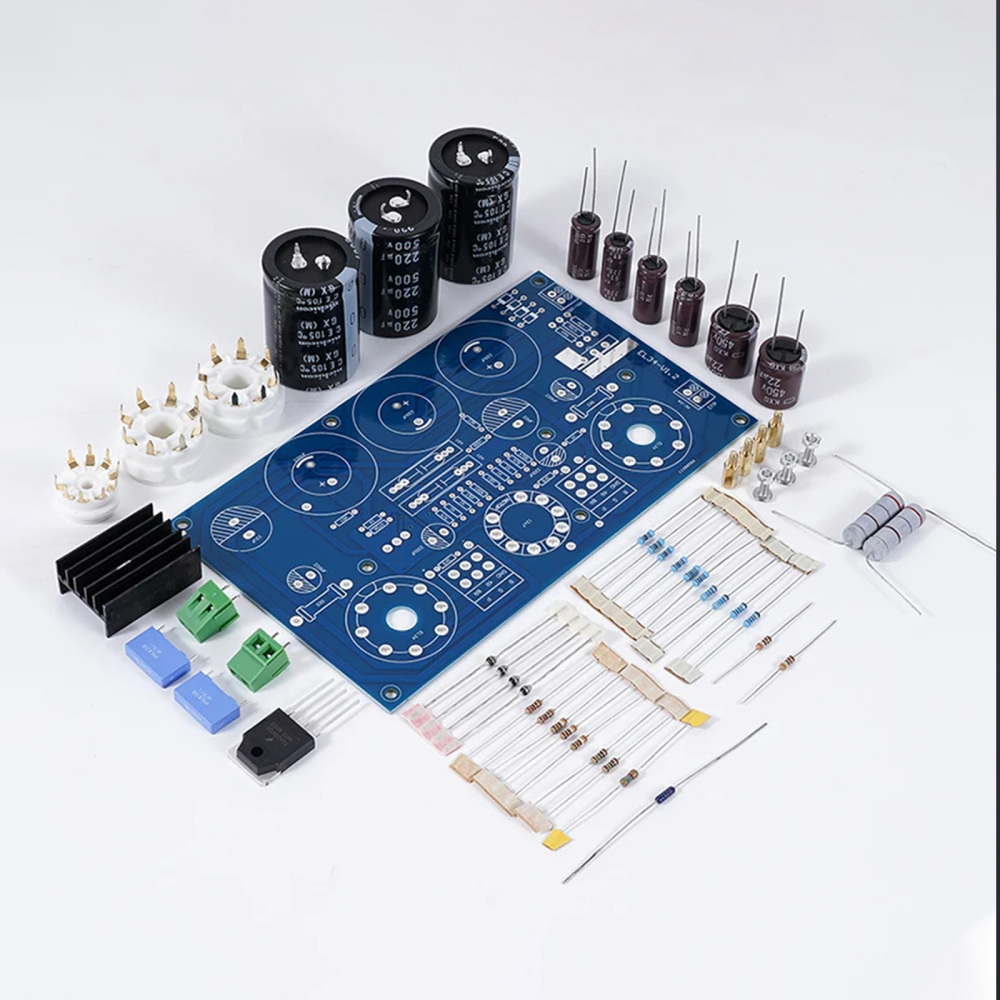 10W+10W EL34 Single-ended Class A Stereo Amplifier Tube Amplifier Board DIY Kits, without Tube