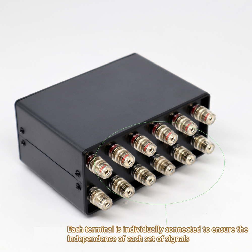 Power Amplifier Speaker Switching Switch Output Selector 2 Input 1 Output / 1 Input 2 Output Audio Switcher