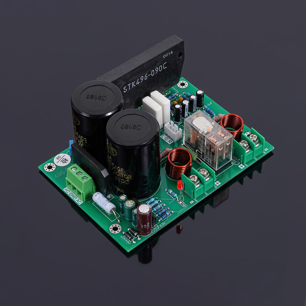 200W Low Distortion High Power Sound Thick Film STK496-090 Power Stereo Amplifier Board 100W6Ω*2 AC dual 24-36V