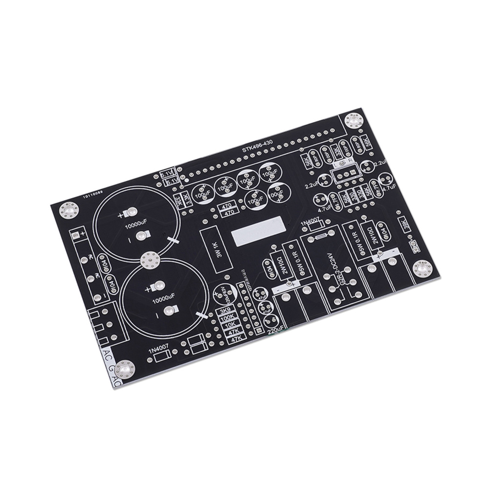 200W Low Distortion High Power Sound Thick Film STK496-430 Power Stereo Amplifier Board 100W6Ω*2 AC dual 24-36V