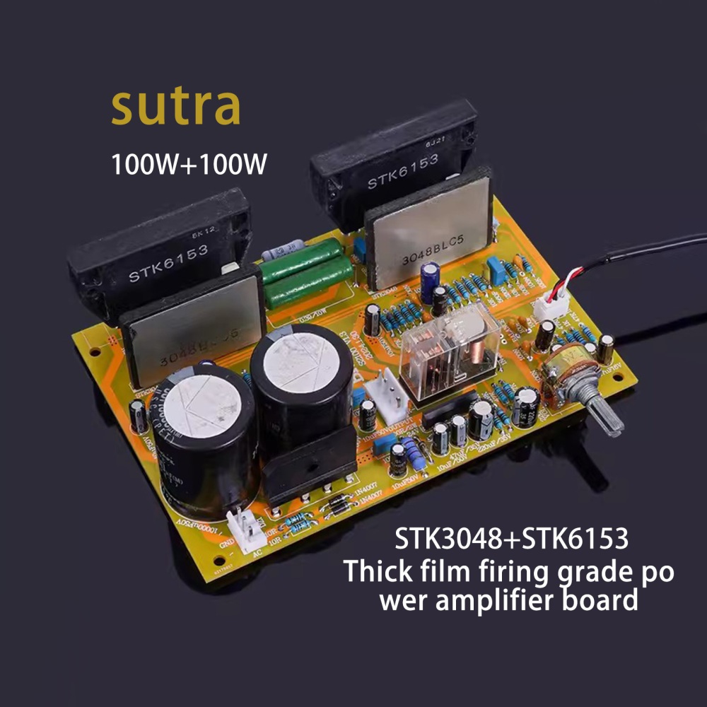 STK3048 Driver STK6153 Classic HiFi Combination Thick Film High-Power Amplifier Finished Board