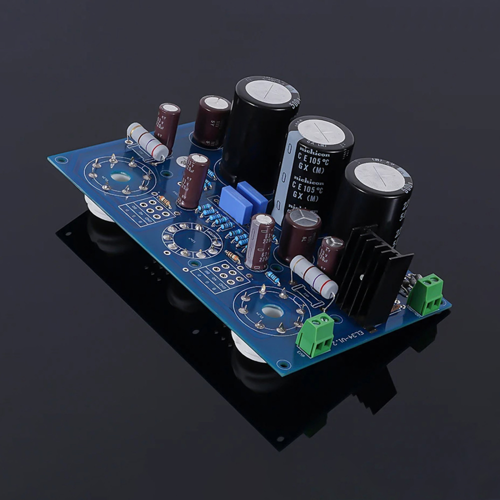10W+10W EL34 Single-ended Class A Stereo Amplifier Tube Amplifier Board DIY Kits, without Tube