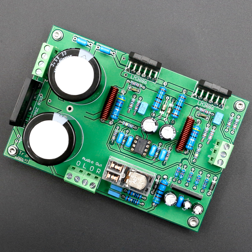 HiFi Audiophile LM3886 Dual Channel Power Amplifier Board LM3886TF Module 50W/8 Ω 68W/4 Ω