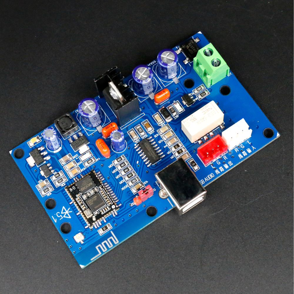 HiFi Audiophile Lossless Audio/Bluetooth /USB Decoder Board Receiver QCC5125 ESS9023 Support APTX-HD/LDAC