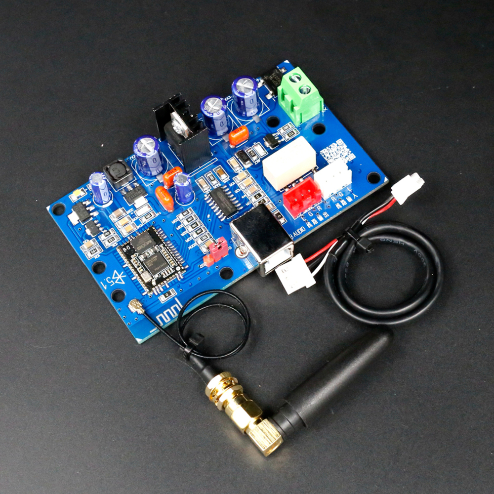 HiFi Audiophile Lossless Audio/Bluetooth /USB Decoder Board Receiver QCC5125 ESS9023 Support APTX-HD/LDAC