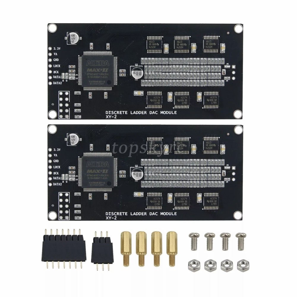 XY-2 Discrete Ladder DAC Module R2R DAC 24Bit PCM 384KHz tps Audio Decoder Board