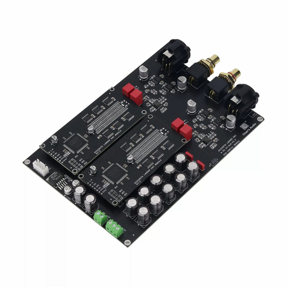 R-2R XY-SLR DAC Board - Discrete Ladder DAC Module | PCM 24Bit 384Khz Decoder Board | 0.1% Accuracy