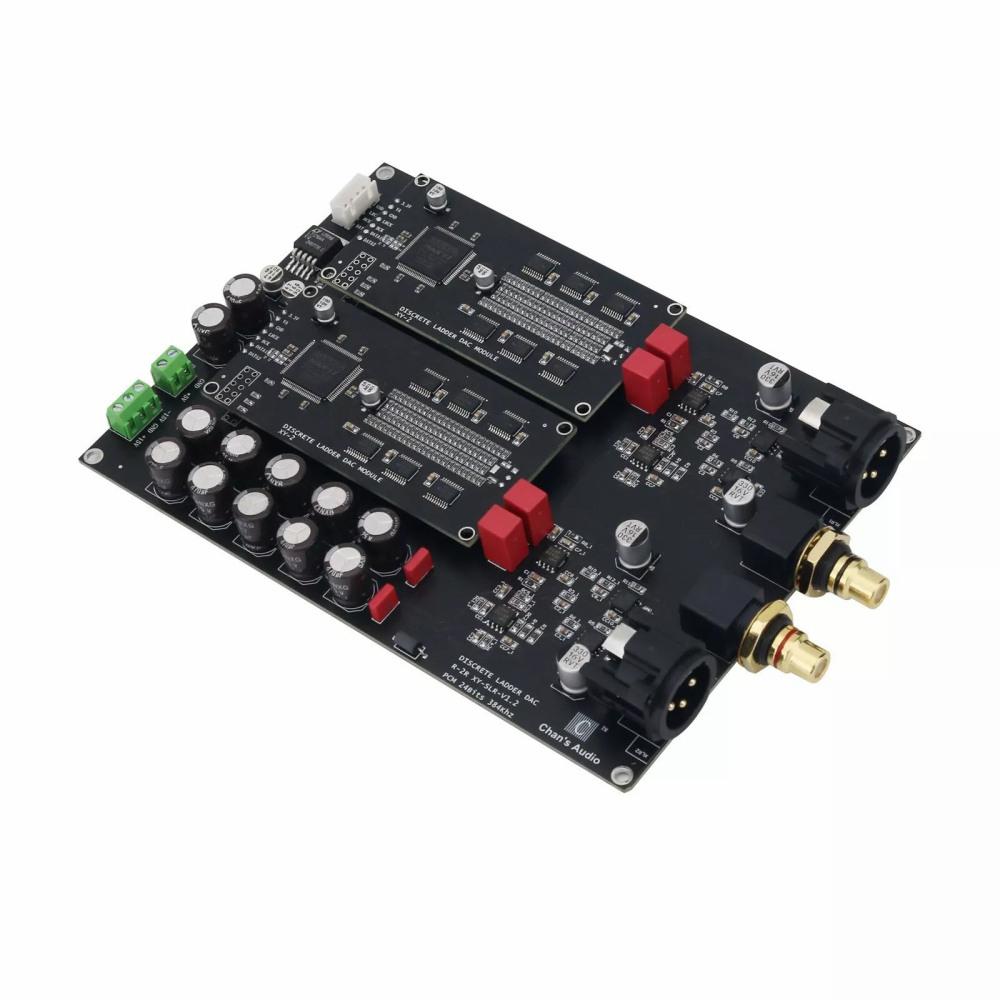 R-2R XY-SLR DAC Board - Discrete Ladder DAC Module | PCM 24Bit 384Khz Decoder Board | 0.1% Accuracy
