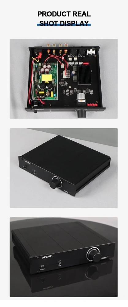 TPA3255 XLR Digital Amplifier Fully Balanced Input Output 300W*2 Audiophile HiFi Stereo Amp