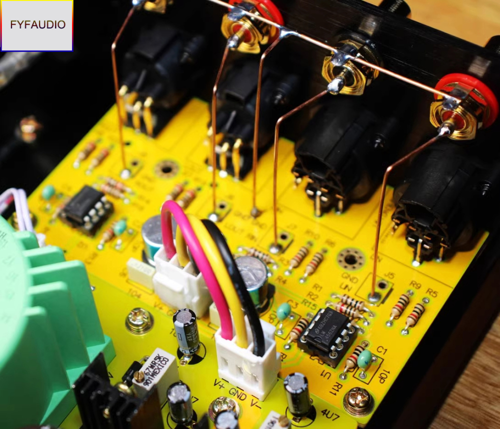 Balanced Preamp HiFi Audio Switcher Adapter Splitter / Unbalanced to Balanced Converter / Balanced to Unbalanced Converter / RCA to XLR, Upgrade the Sound