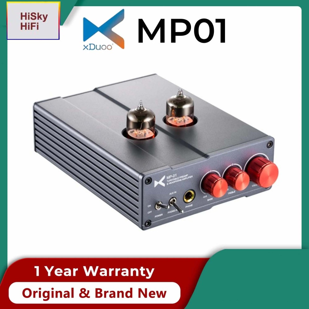 xDuoo MP-01 Phono Preamp & Headphone Power Amplifier – Hi-Fi Preamp for Turntables and Audiophile Systems
