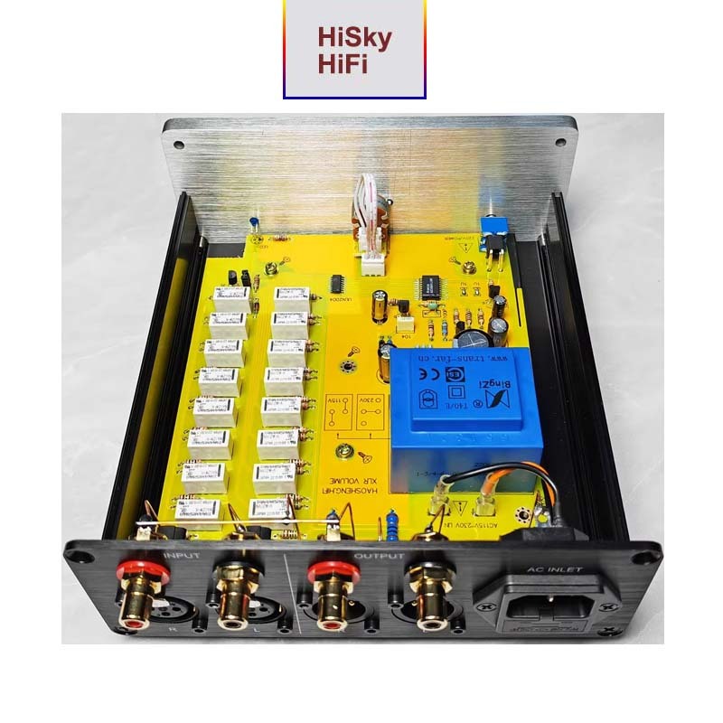 High-End R2R Relay Volume Controller – Balanced Preamp / Passive Preamp with 1% / 0.1% Channel Balance for Audiophile Systems