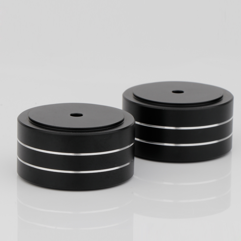 Aluminum Alloy HiFi Audio Isolation Feet - Anti-Vibration and Anti-Slip Pads for Speakers, Subwoofers, Turntables, and Studio Monitors | Premium Vibration Damping for Audiophile-Grade Sound Quality