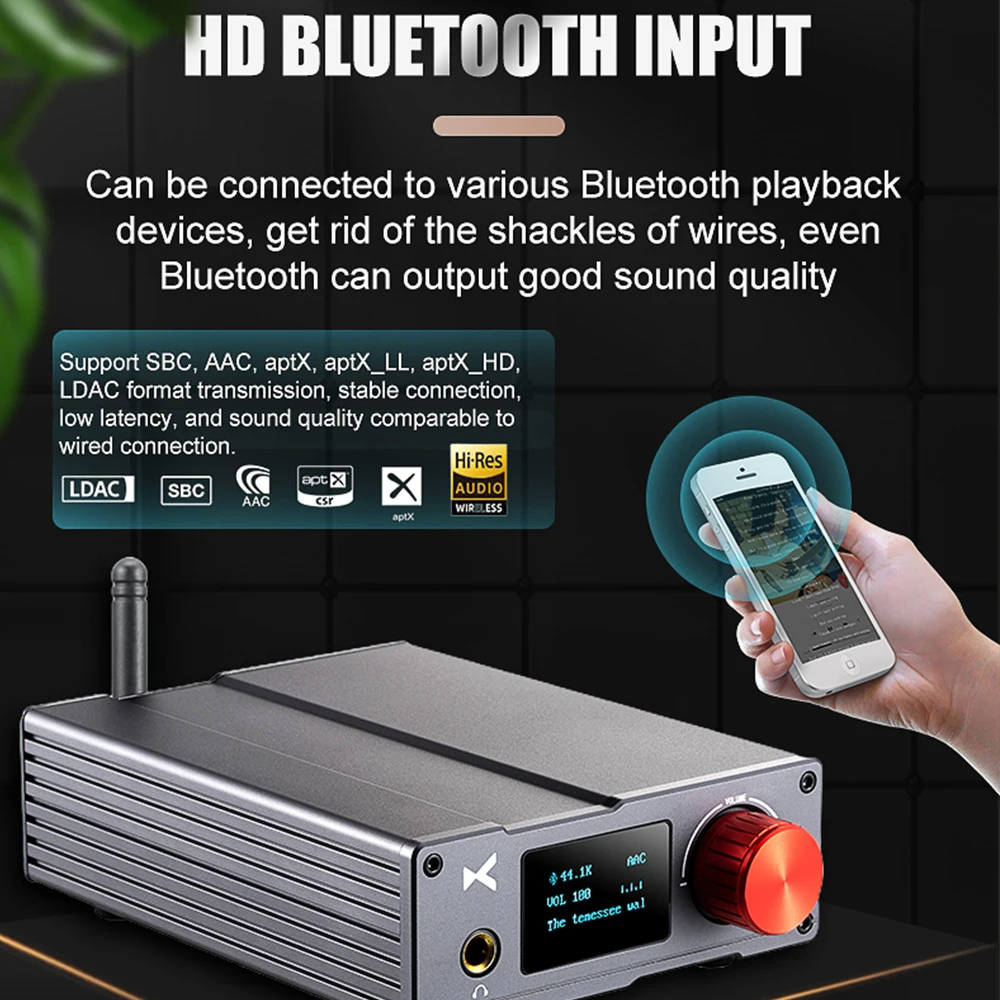 xDuoo DA100 Bluetooth Digital Amplifier – 50W Hi-Fi Power Amp for Home & Professional Use