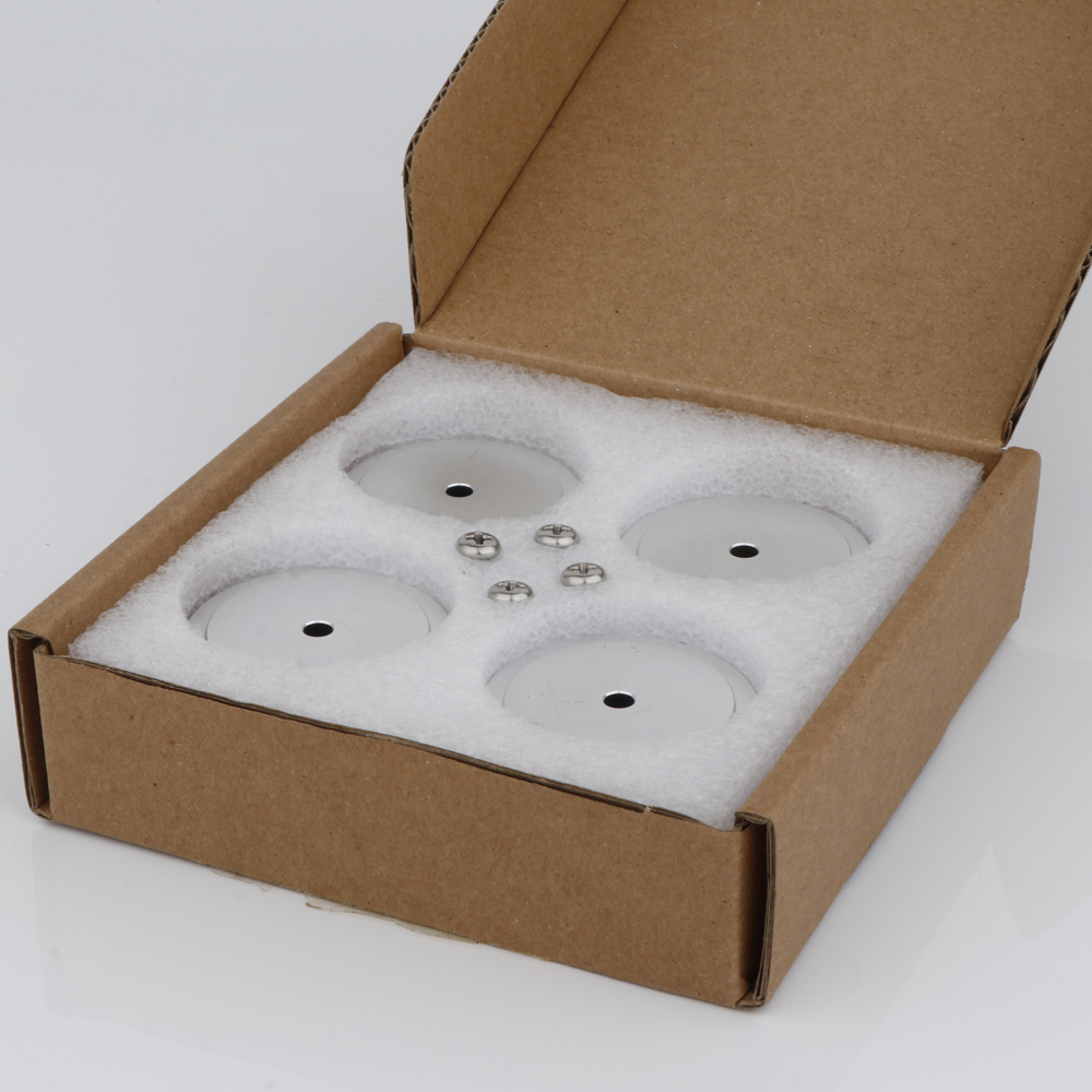 Aluminum Alloy HiFi Audio Isolation Feet - Anti-Vibration and Anti-Slip Pads for Speakers, Subwoofers, Turntables, and Studio Monitors | Premium Vibration Damping for Audiophile-Grade Sound Quality