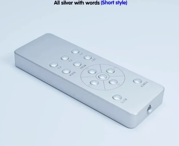 Aluminum Alloy Universal Learning Infrared Remote Control 13 keys for DAC Amplifier CD DVD TV Set-top Box