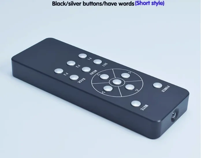Aluminum Alloy Universal Learning Infrared Remote Control 13 keys for DAC Amplifier CD DVD TV Set-top Box