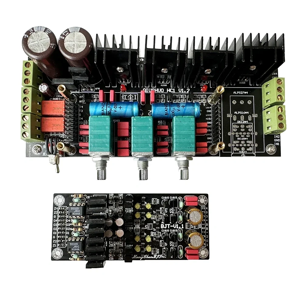 HIFI Fully Balanced Preamp Tuning Amplifier Board with 5532 OP AMP Separation Preamplifier 6010 AC12V-18V