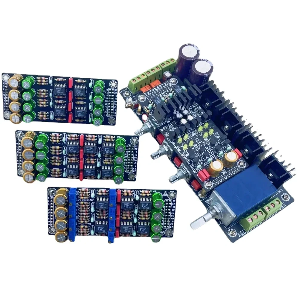 HIFI Fully Balanced Preamp Tuning Amplifier Board with 5532 OP AMP Separation Preamplifier 6010 AC12V-18V