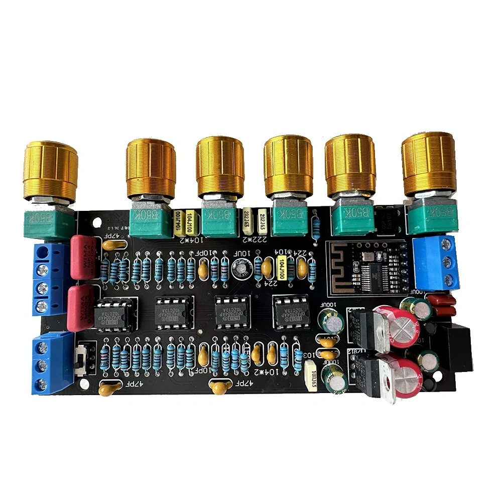 Bluetooth Preamp Tone Board 2.1 Channel Sound Source Processor Equalizer Sound NE5532 or OPA2604 OP AMP
