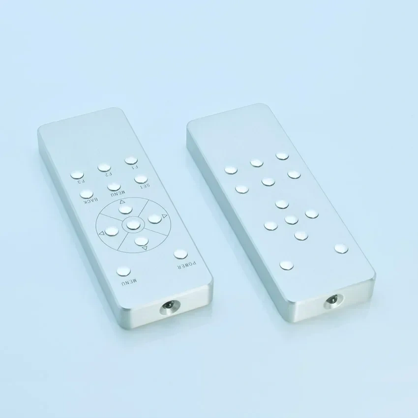 Aluminum Alloy Universal Learning Infrared Remote Control 13 keys for DAC Amplifier CD DVD TV Set-top Box