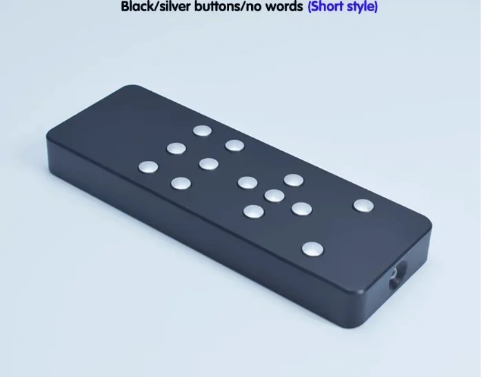 Aluminum Alloy Universal Learning Infrared Remote Control 13 keys for DAC Amplifier CD DVD TV Set-top Box