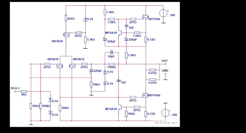 PASS AM Pure Class A  Amplifier Board 10W*2 Stereo Amplifier Beyond HD1969