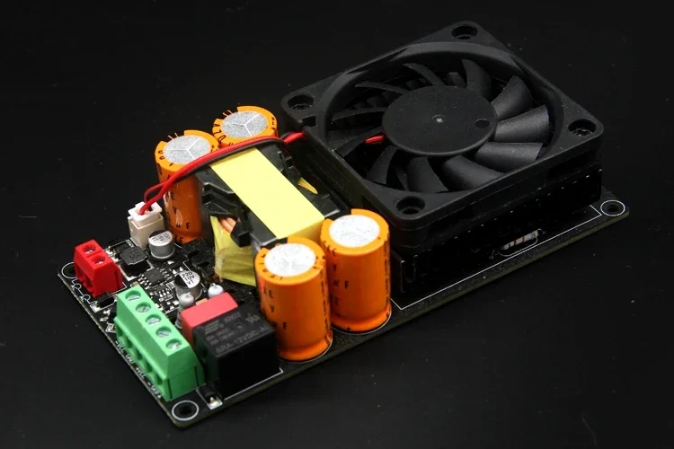 IRS2092 Mono Channel 1000W Digital Class D Stage Power Amplifier Board With Speaker Protect Relay 110V/220V AC
