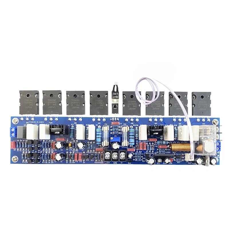 ClassAB HIFI Toshiba A1943 C5200 Mono 400W A Fully Symmetrical Differential Amplifier Circuit Board DC18V-90V