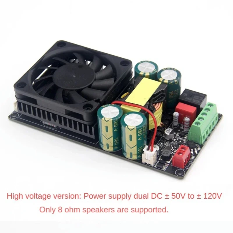 IRS2092 Mono Channel 1000W Digital Class D Stage Power Amplifier Board With Speaker Protect Relay 110V/220V AC