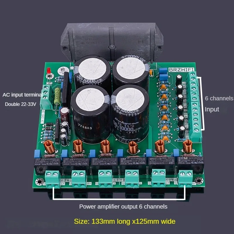 HiFi Sanyo Thick Film RSN311W64 25Wx6 Class H Enthusiast Power Amplifier Board Finished Product