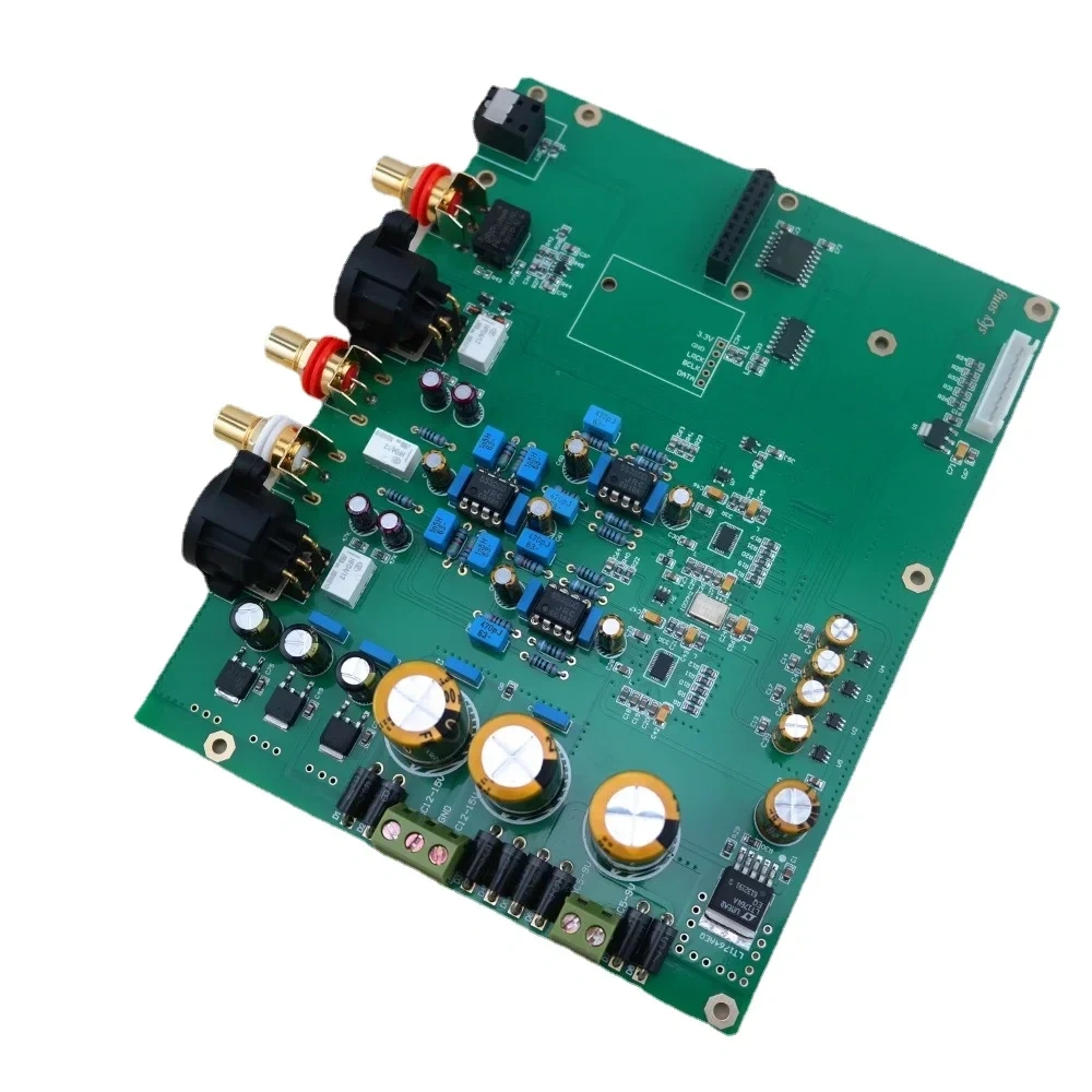 HiFi Dual ES9038q2m DAC Decoder Coaxial Fiber USB Bluetooth Input PCM384k DSD512 with TFT Screen