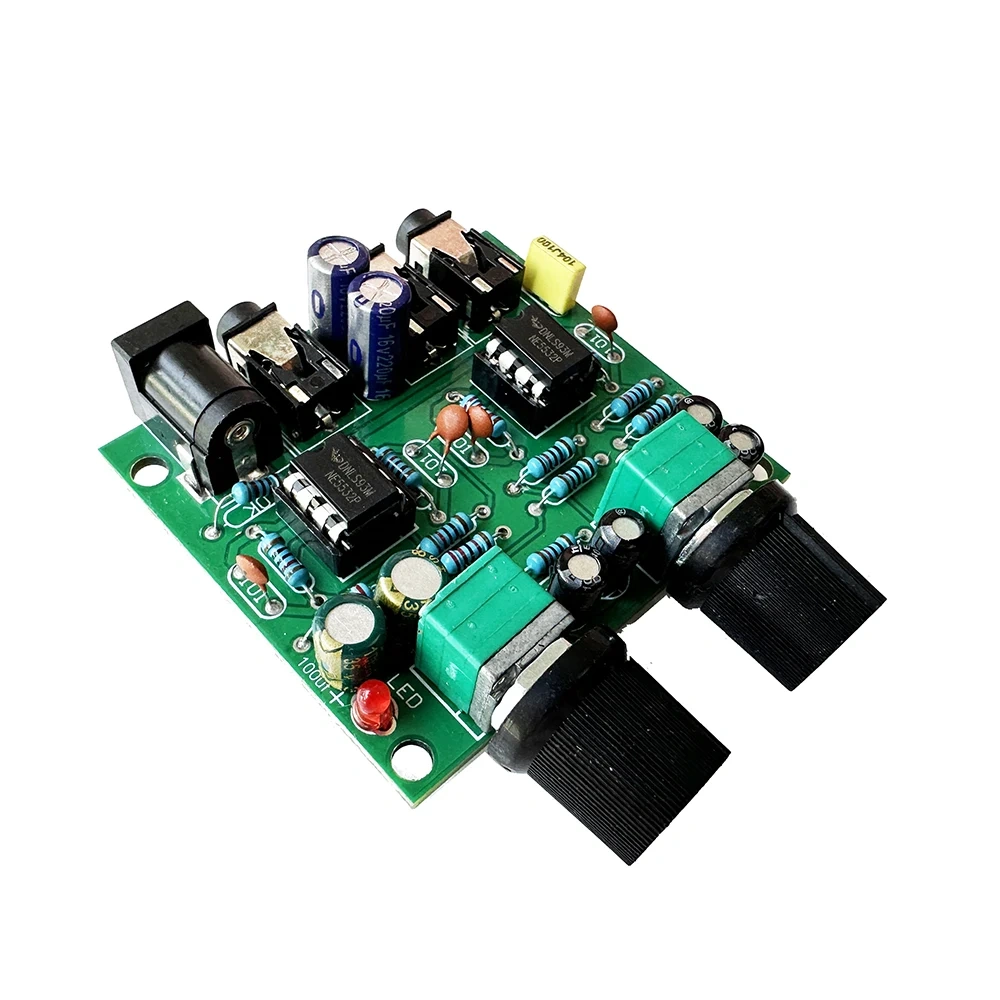 Two Way Audio Mixing Amplifier Board Stereo 2 in 1 Out for Heaphone Pre-amplifier