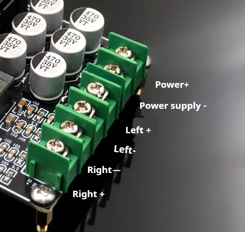 TPA3221 Class-D Digital Dual Channel Amplifier Board HIFI 100W+100W Audio Amplifier Finished Module DC7V-32V