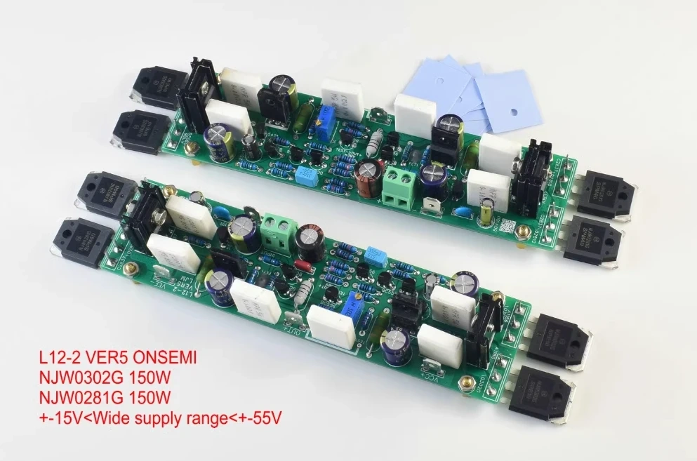 L12-2 Dual Channel Amplifier Board 150W+150W HiFi Stereo Audio Power DC12V-55V