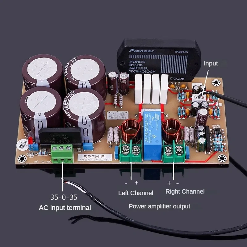 HIFI PAC014A Thick Film Stereo 110W +110W Audio Finished Amplifier Board