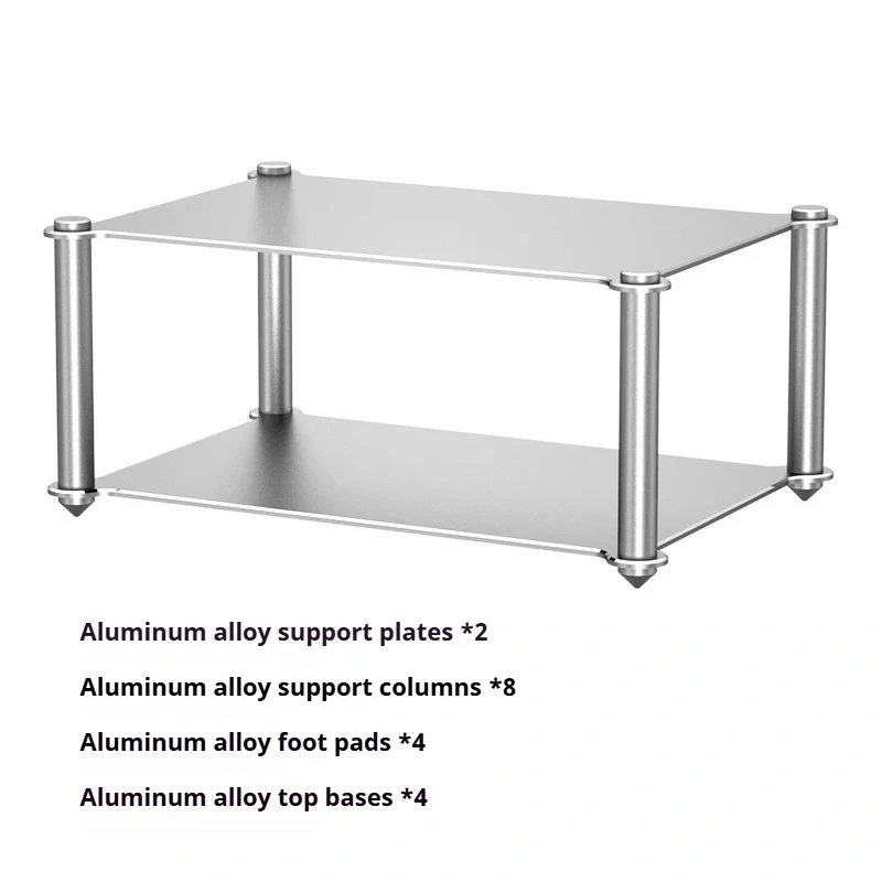 SUCA Aluminum Alloy Amplifier Rack HIFI Amplifier Headphone Amplifier Decoder Full Metal Audio Stand Two-Layer Three-Layer