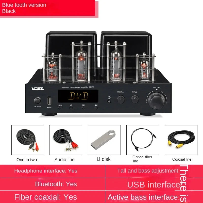 Vose PM50 Wireless Bluetooth HiFi Tube Amplifier