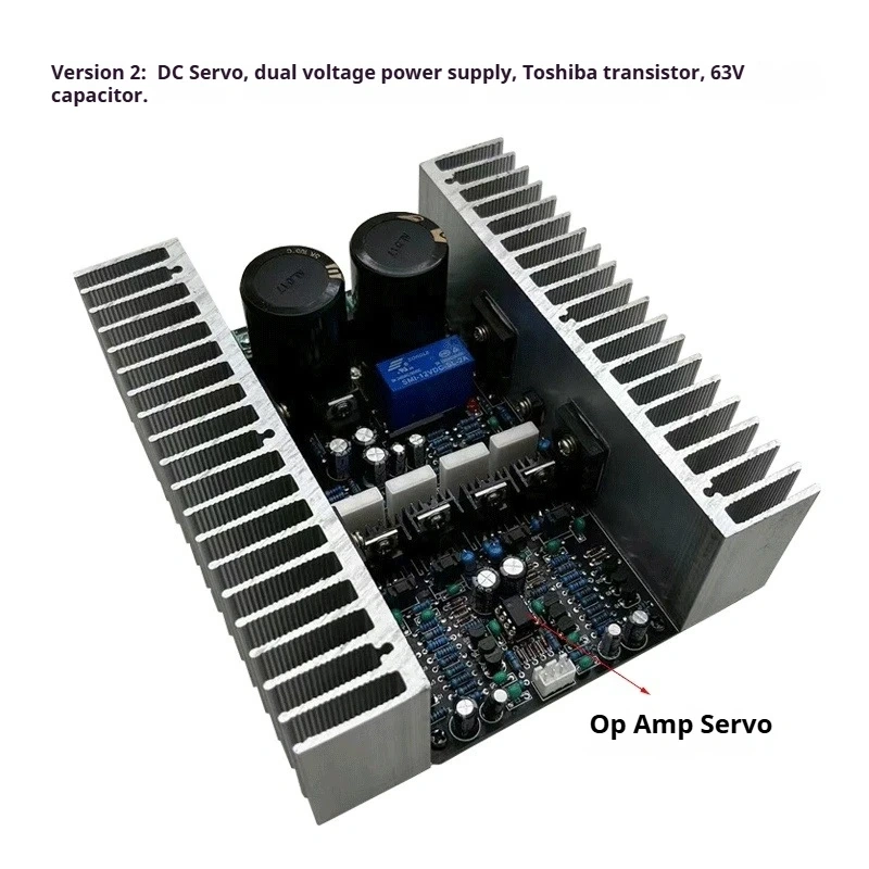 High Power Class AB Amplifier Board 150W Dual Channel Assembled ON Semi or Toshiba 1943 5200 Power Amp For HiFi Home Audio DIY