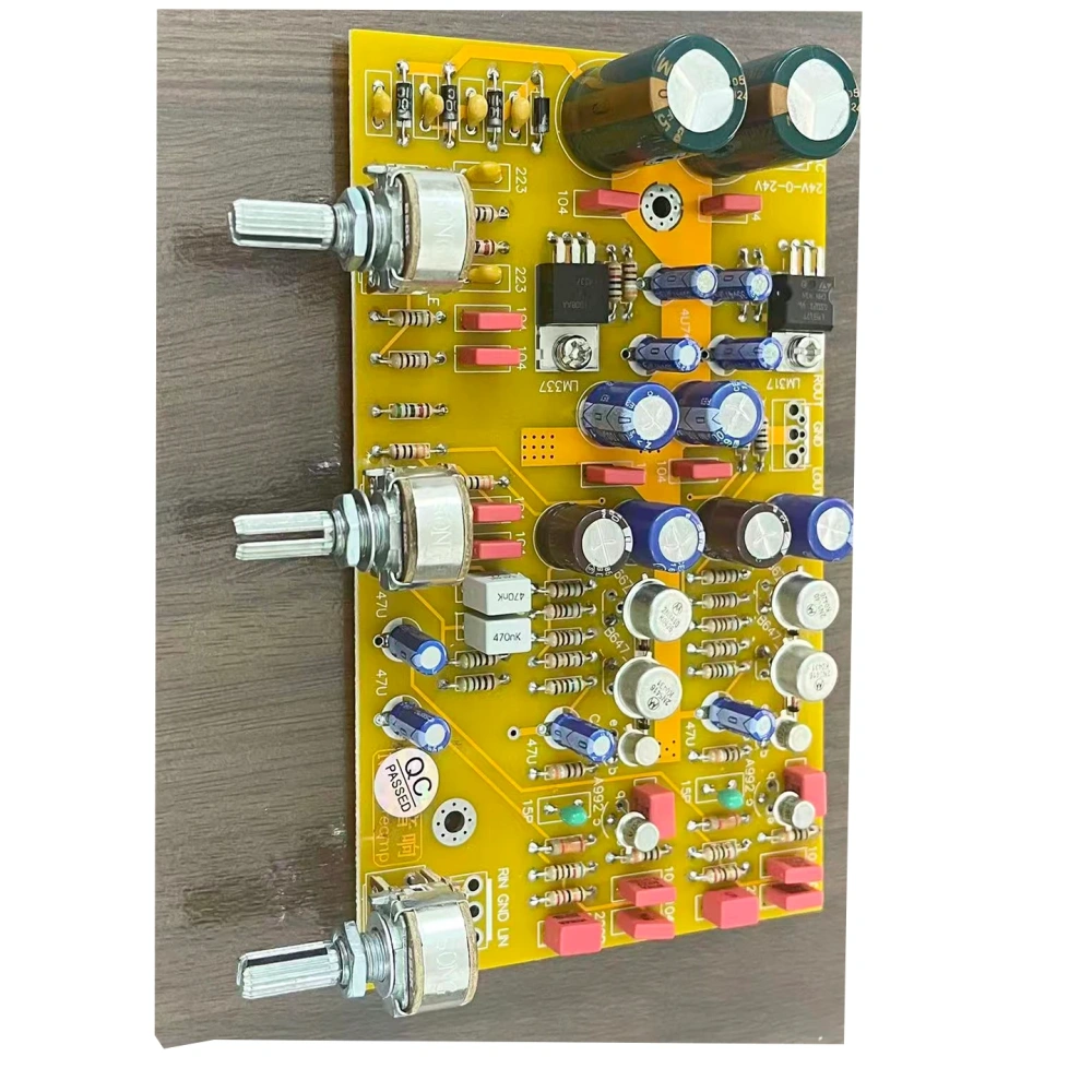 Based on UK NAD 3020 Tone Control Circuit Finished HiFi Class A Preamplifier Board with All-Discrete Gold-Sealed Transistor