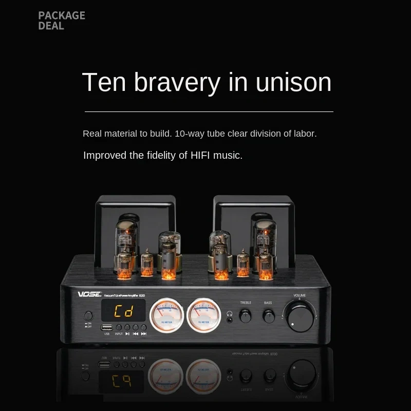 Vose 8200 10-Tube Wireless Bluetooth HiFi Tube Amplifier