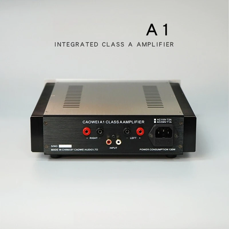 A1 Integrated Amplifier, Clone Musical Fidelity A1 Circuit, Pure Class A 25W*2 Hi-Fi Amp with ALPS Potentiometer