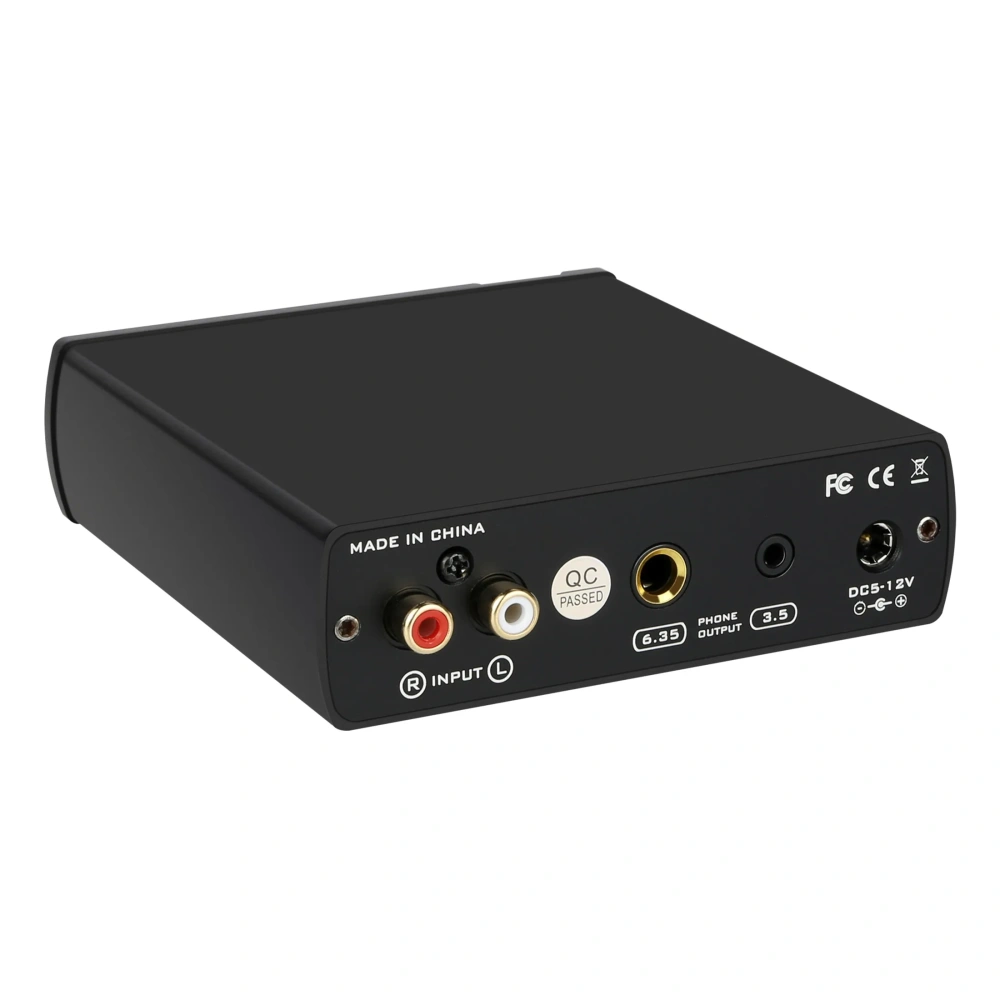 TPA6120A NE5532 Hi-Fi Headphone Amplifier High Power Desktop Audio Amp with Treble & Bass Control for 3.5mm/6.35mm Headphones