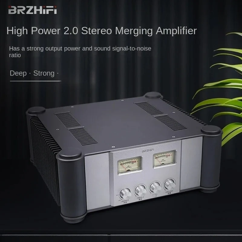 New 200W*2 PA-80 Large Power Combined Amplifier Machine High-Fidelity Audiophile HiFi Class AB Power Amplifier