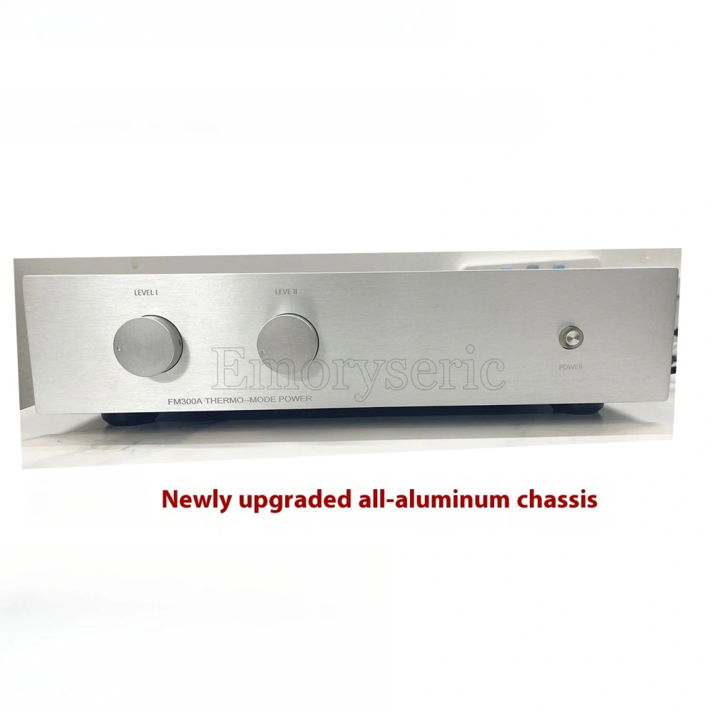 FM300A Power Amplifier HiFi Audiophile Stereo Amp 1:1 Replica of Swiss Classic Circuit 150W*2 ON Semi MJ15024G Transistors