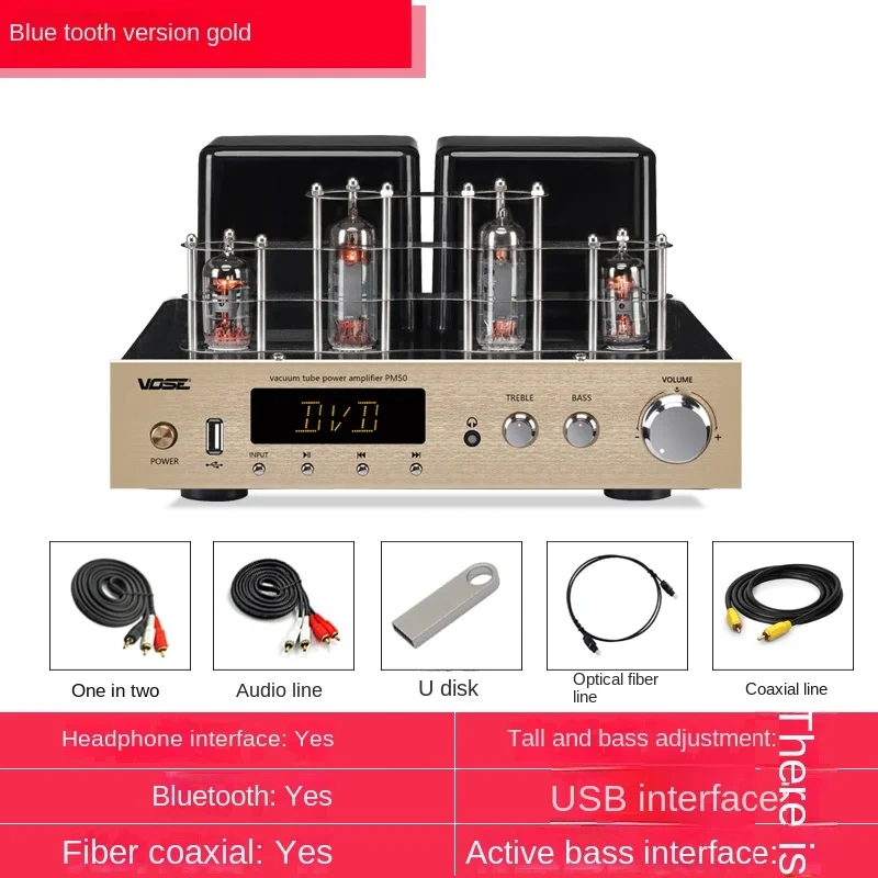 Vose PM50 Wireless Bluetooth HiFi Tube Amplifier